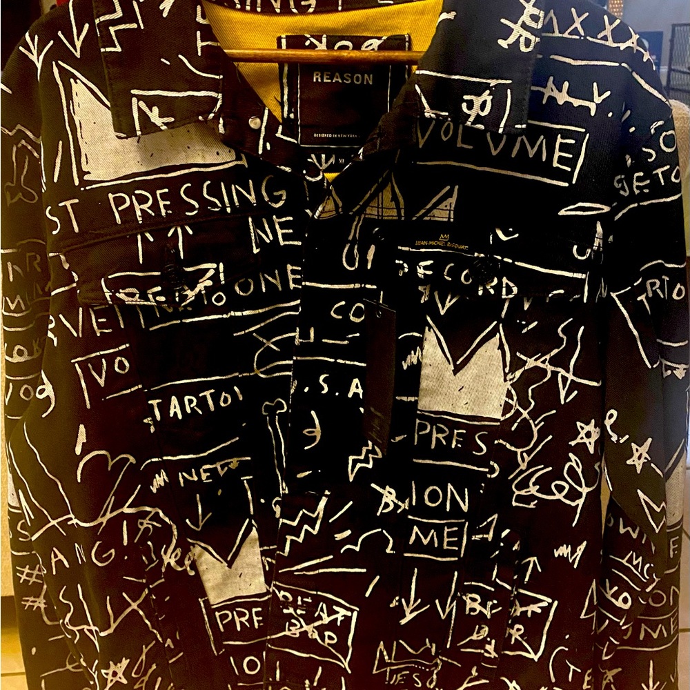 Reason X Basquiat exclusive collab
Men's black denim xL